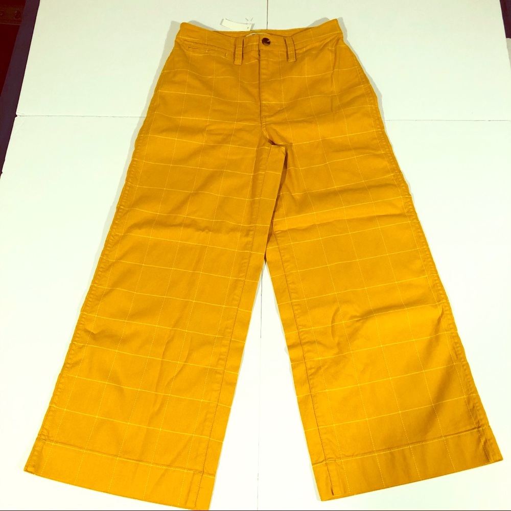 Madewell Emmett Crop Pants wise leg SZ 26